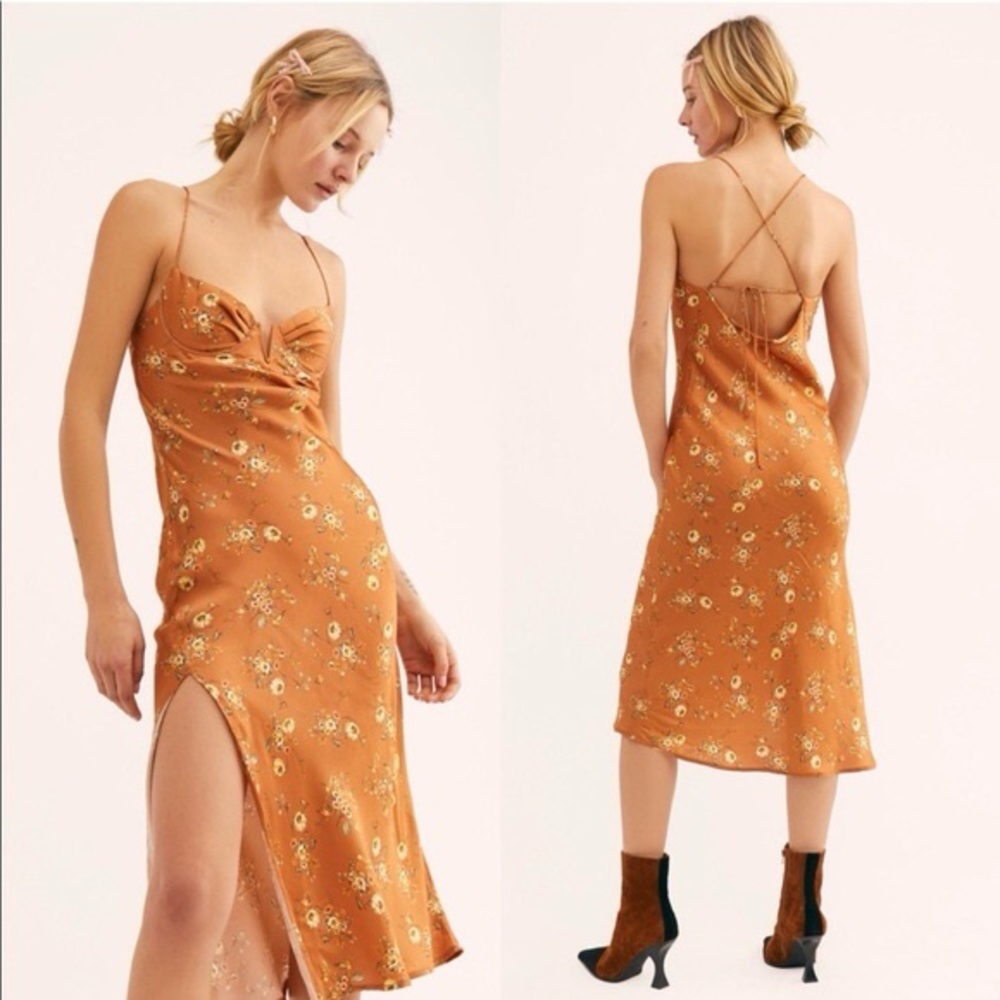 Free People Sun Becomes Her Wildflower Midi Dress